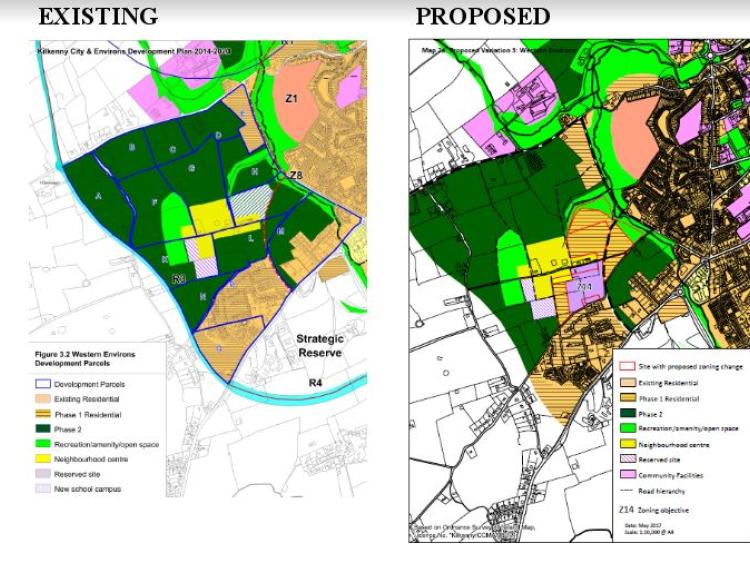 Variation to Kilkenny City Development Plan paves way for new houses and schools