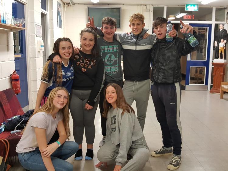 Kilkenny Youth Group training for Lip Sync competition