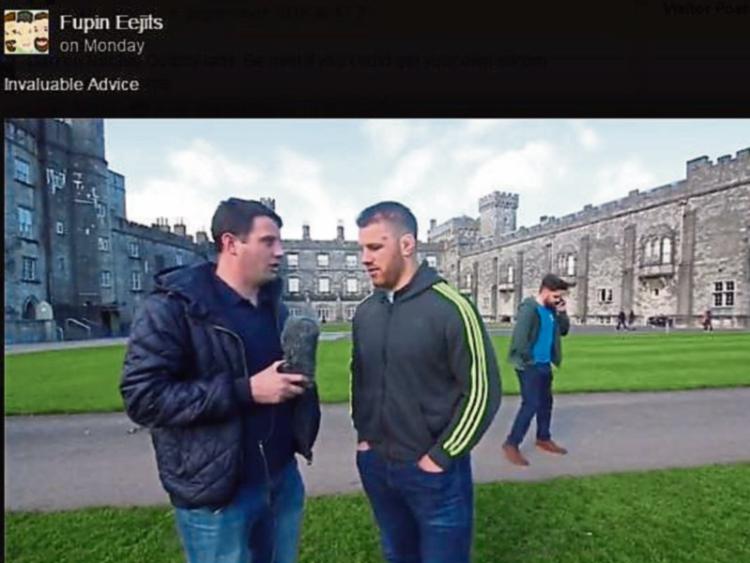 Tullow Tank Sean O' Brien takes on Kilkenny with Fupin Eejits