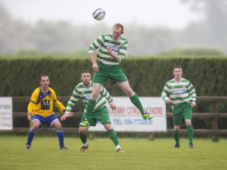Sean Barcoe in action for Evergreen A. Photo: Mark Desmond