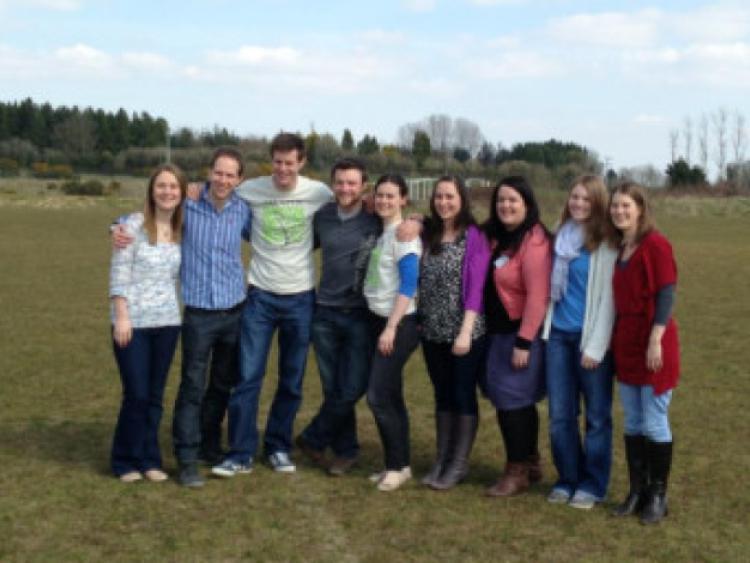 Alison Harper (Belfast), Dale Harper (UK), Bruce Harper (Belfast), Gareth Alcorn (Nore Valley Park, Kilkenny), Jill Harper (Kilkenny), Lois Sheehan (Cuffs Grange, Kilkenny), Gwin Munt (UK), Ciara Miller (Bangor, Co Down), Pip O'brien (Meath). They are a collect of first and second cousins, all desendants of Samuel Harper (1881-1957) from New Orchard, Kilkenny.