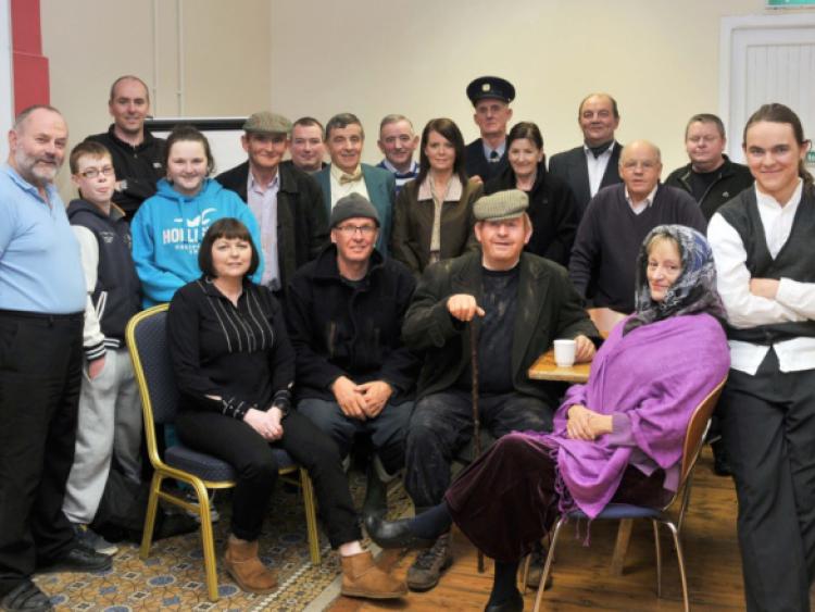 The crew and cast of the Duiske Players production of The Field by John B. Keane. Picture: Michael Brophy.