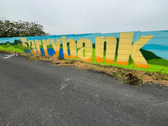 Mural art along a section of the greenway in Ferrybank, South Kilkenny