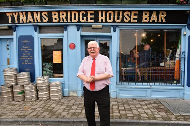 Liam Phelan outside Tynan's Bridge House and Bar (Photo: Harry Reid)