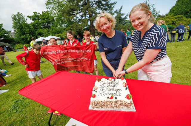 Staff and students celebrate 25 years of Heritage in School