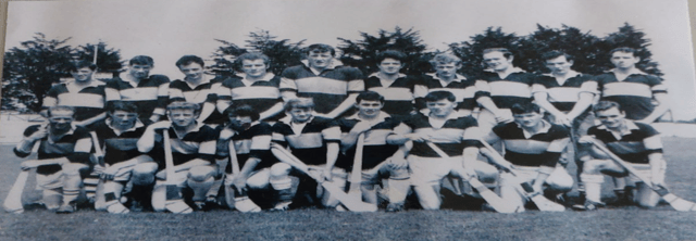 St Canice’s junior hurling team in the mid-1960s
