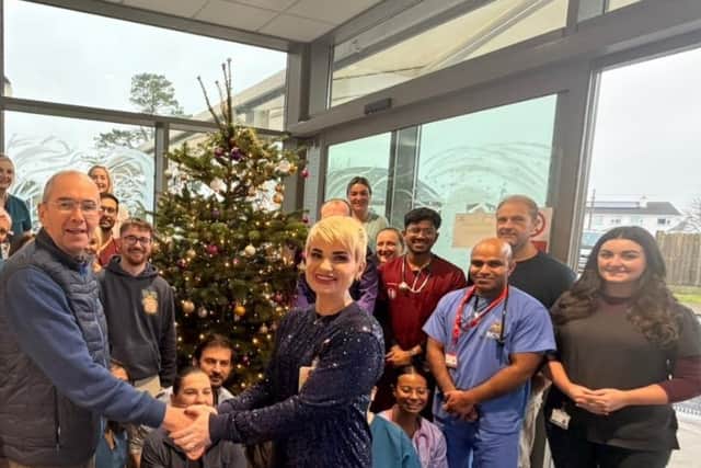 "We appreciate how difficult it is for any business to donate but Daltons at Chancellors Mills came up trumps and gave us a fabulous 10ft real tree.