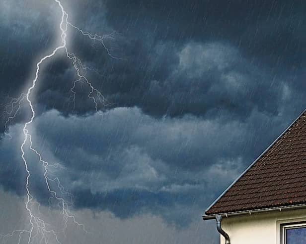 Thunderstorm warning for laois