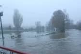 In the past, the King's River has burst its banks into the flood plains of the Moate Field, adjacent to the KCAT car park.