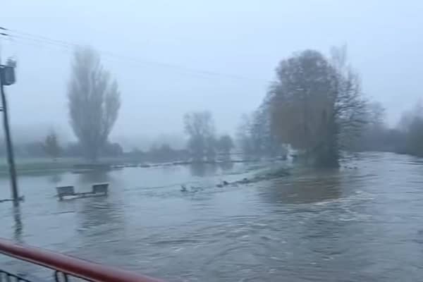 In the past, the King's River has burst its banks into the flood plains of the Moate Field, adjacent to the KCAT car park.