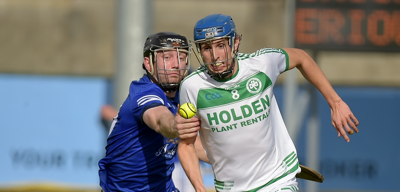 Shamrocks midfielder Eoin Kenneally breaks forward with the ball during Saturday's SHC success against Erin's Own. Picture: Willie Dempsey