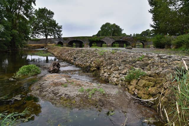 A lack of rain has seen water levels fall very low. Picture: Harry Reid