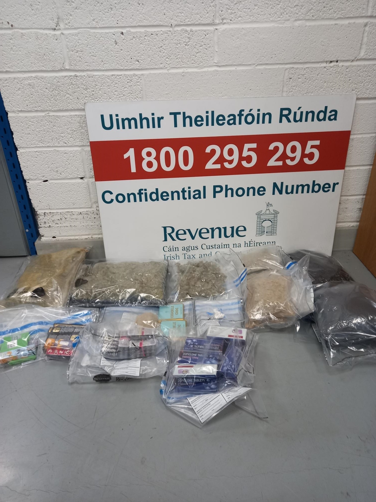 Some of the drugs seized by gardaí