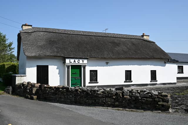 And there it was, a sight to behold, Lacy’s Pub.