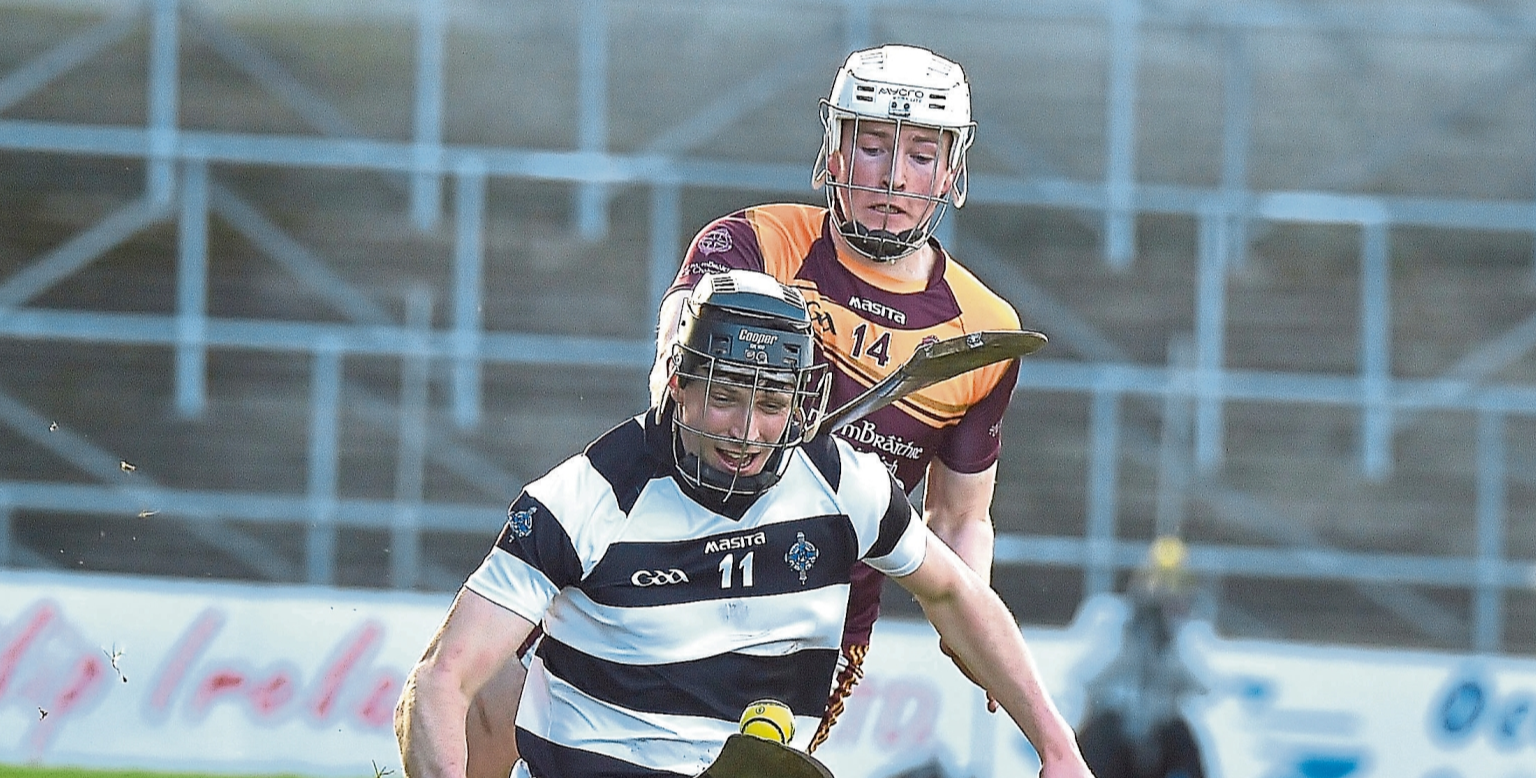 Sean Deely shows great skill  in possession of the ball against Kilkenny CBS. Picture: Willie Dempsey