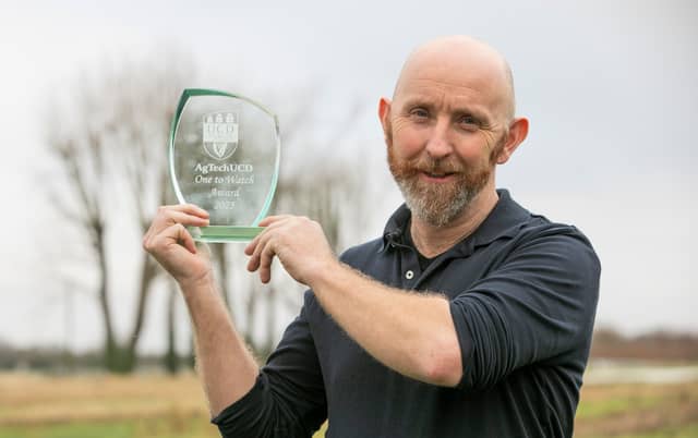 Seamus Kenny, founder, Autocoupler, winner of the 2025 AgTechUCD One to Watch Award