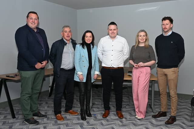 Peter Chap Cleere T.D., Matt Doran, Cllr Deidre Cullen, Brian Cleere, Senator Lorraine Clifford-Lee, and Conor Gallagher, Fianna Fail PICTURE Vicky Comerford