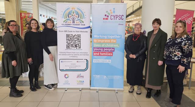 Helena Cody, Kilkenny Parent Hub; Eimear Russell, Tulsa; Nora Roberts, Tusla; Mairead Maddock, CYPSC Coordinator Carlow; Leighann Ryan Culleton, Tusla and Sandra Collins, Tusla