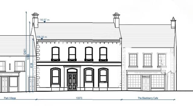 The plans have been lodged for the former Bank of Ireland building in Thomastown, County Kilkenny