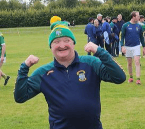 A delighted Jim Rohan at full-time