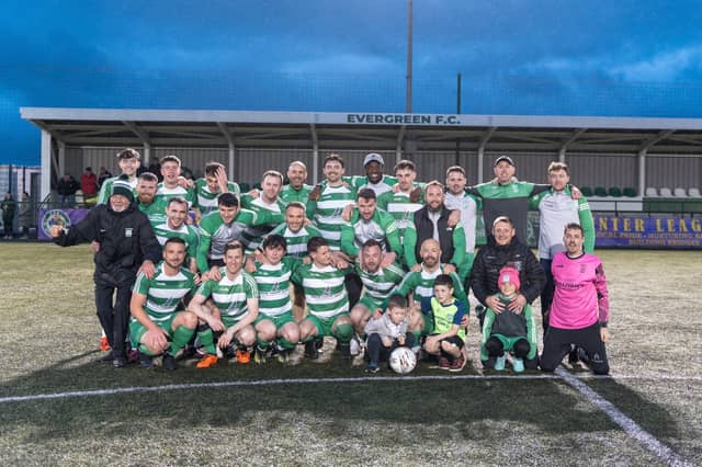 Evergreen celebrate another league title success