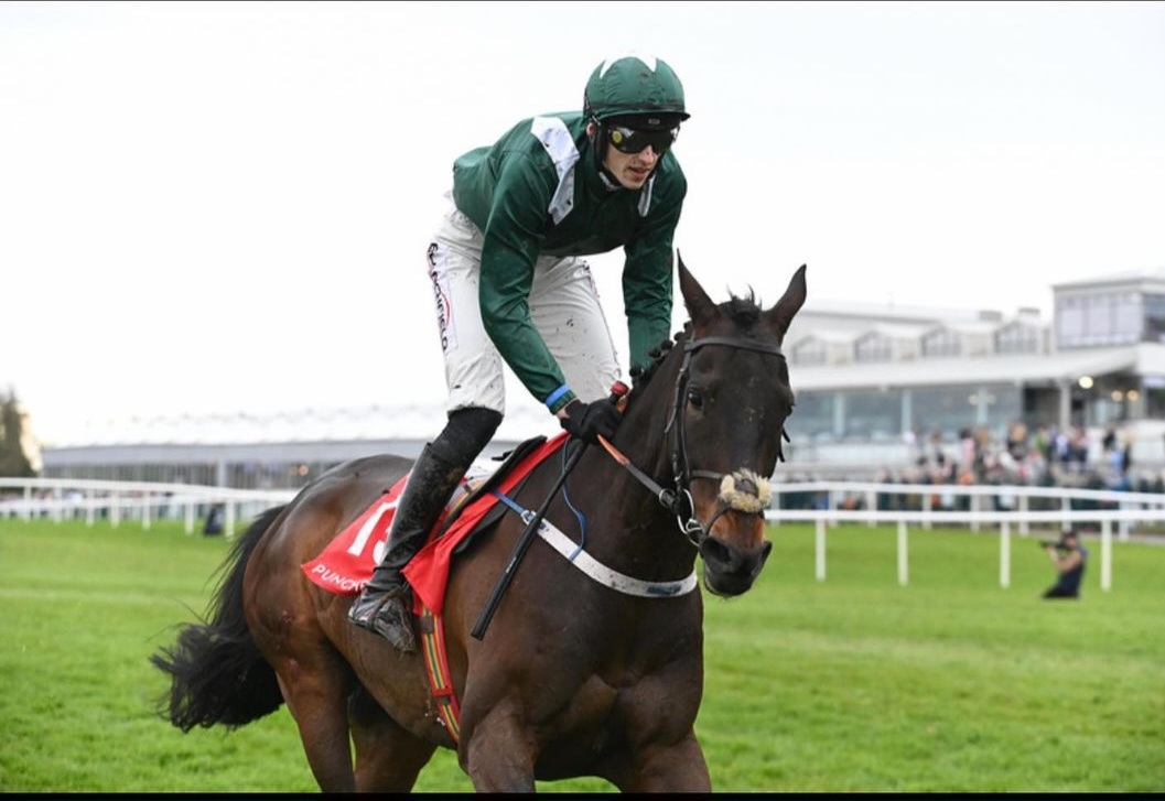 Dan Blanchfield during the Punchestown Charity Race