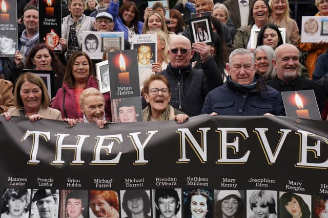 The relatives of the young people who died in the fire that ripped through a north Dublin nightclub on Valentine’s Day 40 years ago packed into the ornate Pillar Room located on the Rotunda hospital’s grounds.