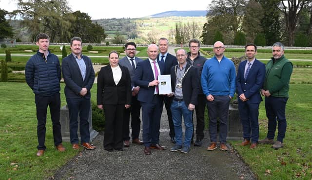 The recent Inistioge to South-East Greenway contract signing event in Woodstock Estate, County Kilkenny / Picture: Vicky Comerford