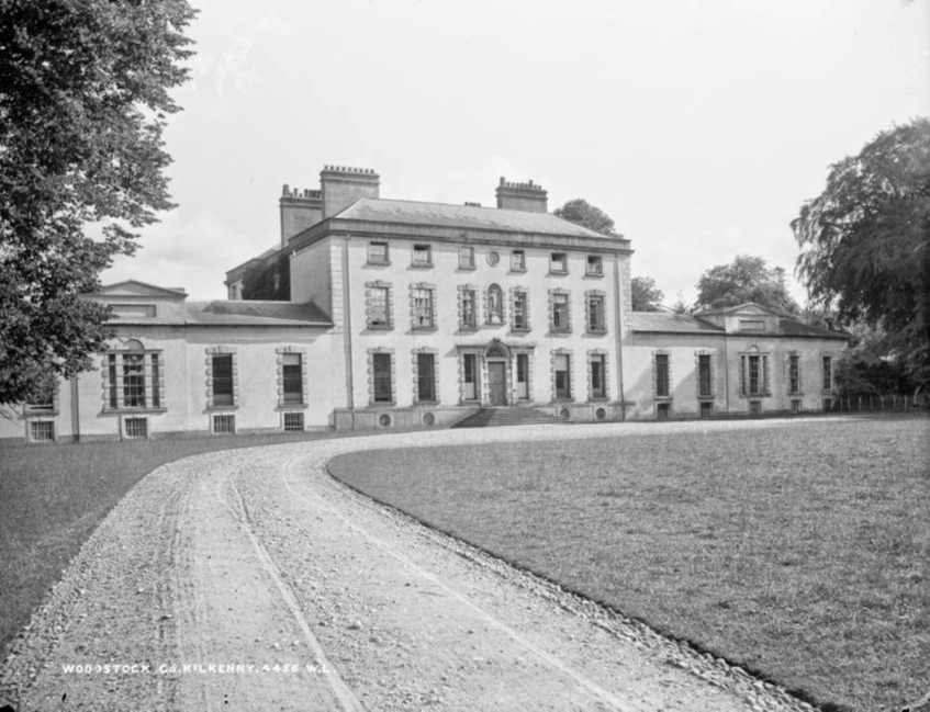Woodstock House as it was. Image: the National Library of Ireland