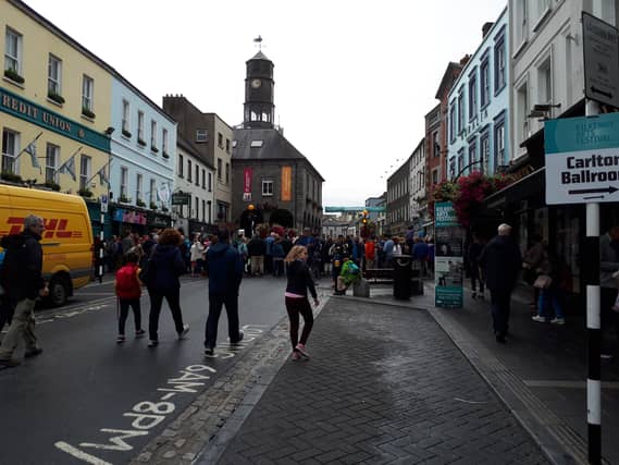 High Street was closed today to vehicular traffic between noon and 3.30pm, and will be again tomorrow