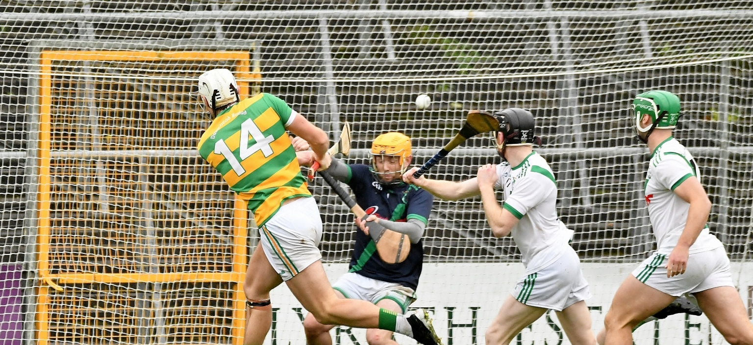 Bennettsbridge’s  Liam Blanchfield on his way to netting one of four goals in the win over Tullaroan.  Picture: Willie Dempsey