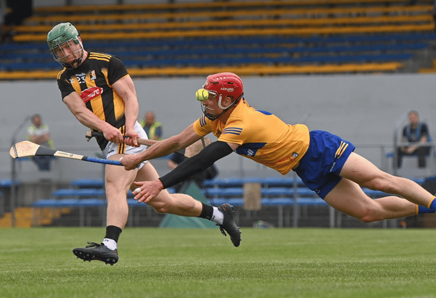 Martin Keoghan nets Kilkenny's second half goal. Pic: Ramsey Cardy/Sportsfile