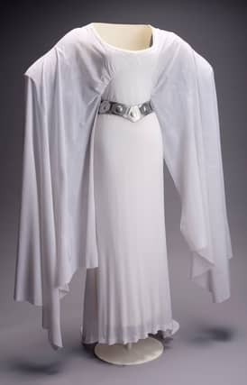 One-of-a-kind Princess Leia dress worn by Carrie Fisher in Star Wars to sell for sensational sum
