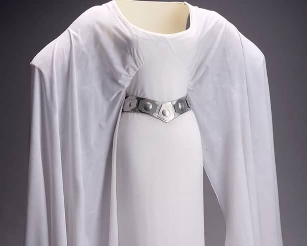 One-of-a-kind Princess Leia dress worn by Carrie Fisher in Star Wars to sell for sensational sum