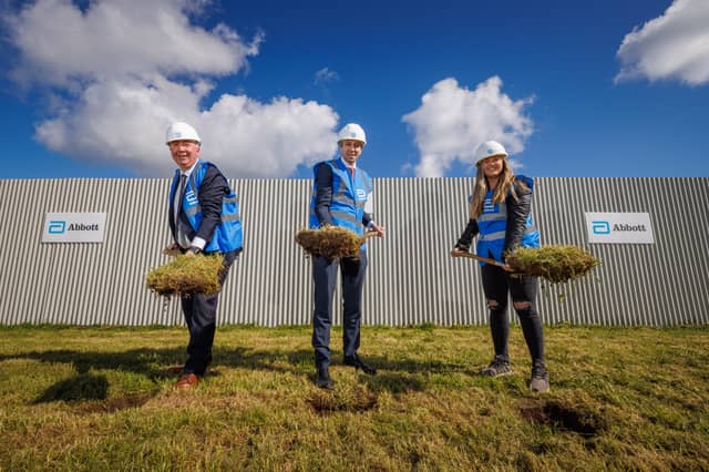Abbott officially turned the sod on its new Kilkenny City facility today (Friday)