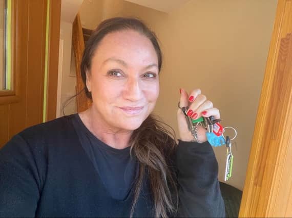 Businesswoman, publisher and broadcaster Norah Casey with her keys