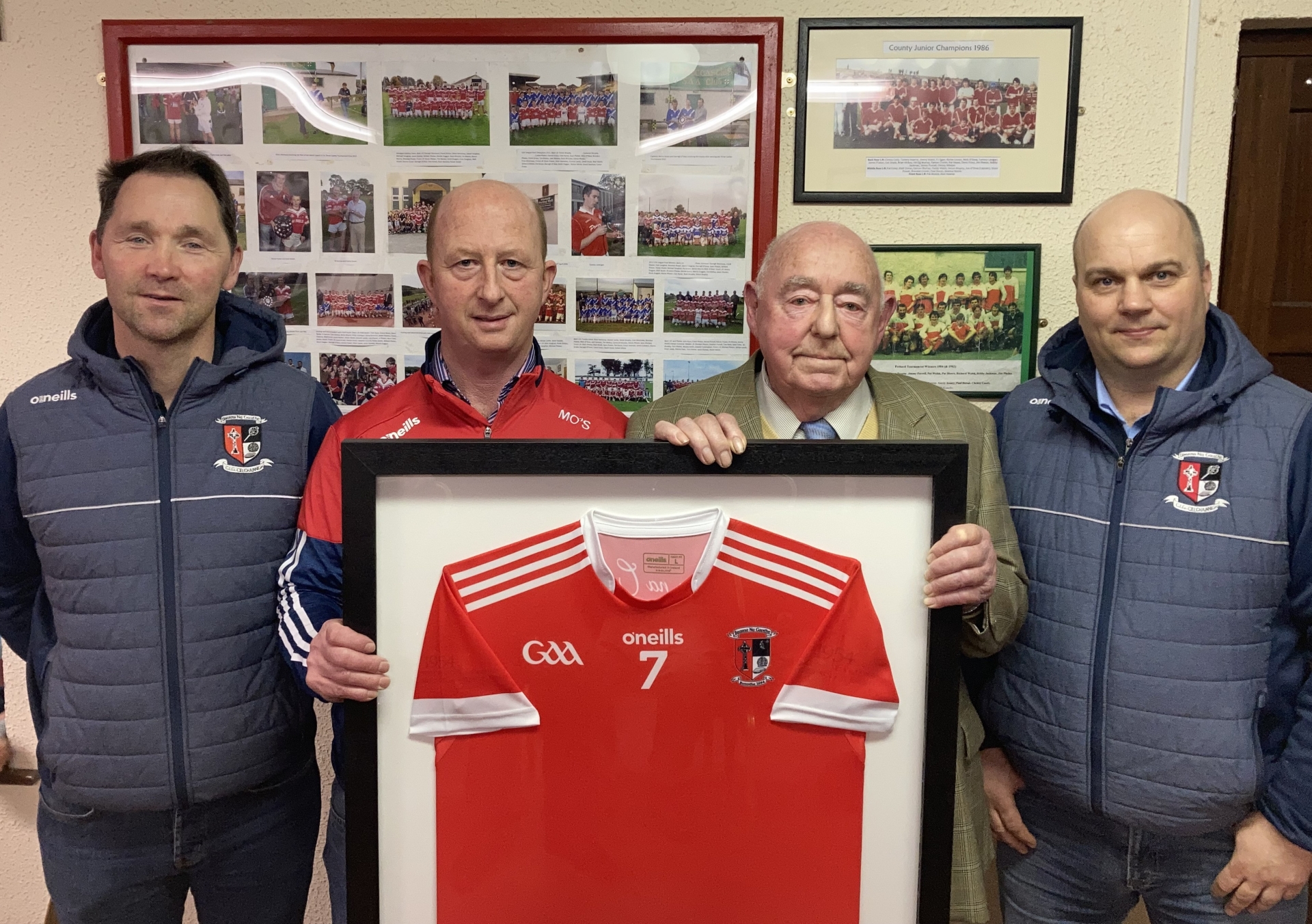 Special presentation to last surviving founding member of Windgap ...