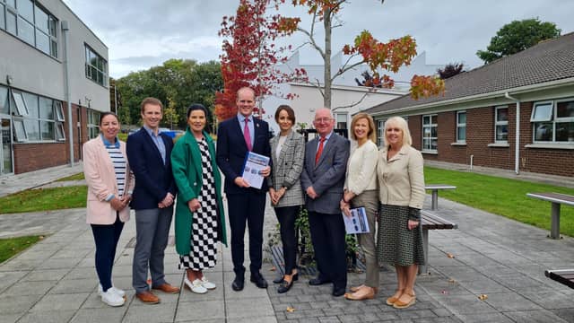 (L-R) Teachers and Board of Managementmembers; Ciara McDonald, Eamon Jackman, Catherine Peters, Colm Keher, Laura Heffernan, Tony Joyce, Louise Kelly & Maria Murphy