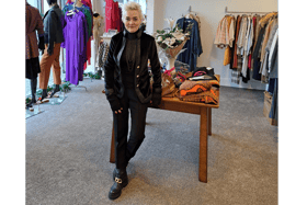 Catherine O' Dwyer of Lux Boutique  at her new premises at 51 Kieran Street  where she stocks 'slow rather than fast fashion'