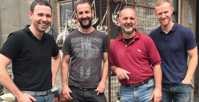 Harry, Paul, Robin and Conor Maharaj of Kilkenny Architecural Salvage