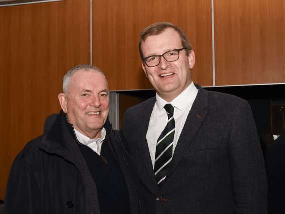 TDs John Paul Phelan and John McGuinness at the count. PICTURE: Vicky Comerford