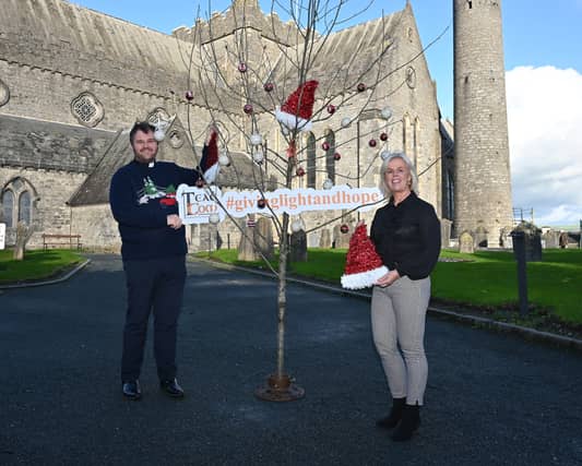 The Very Reverend Stephen Farrell, Dean Of Ossory and Angela Hayes of Teac Tom
