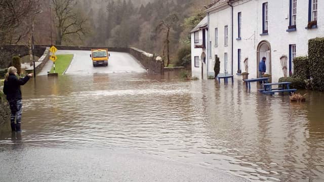 Flooding in Inistioge in 2018