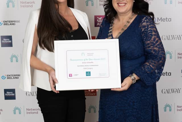 The awards were announced at a gala black-tie ball in the Salthill Hotel in Galway. Two Kilkenny women were highly commended for their businesses, Anne Healy of Biddy's Good Luck Horse Shoe and Emer O’Keeffe of Spotlight Skills. 