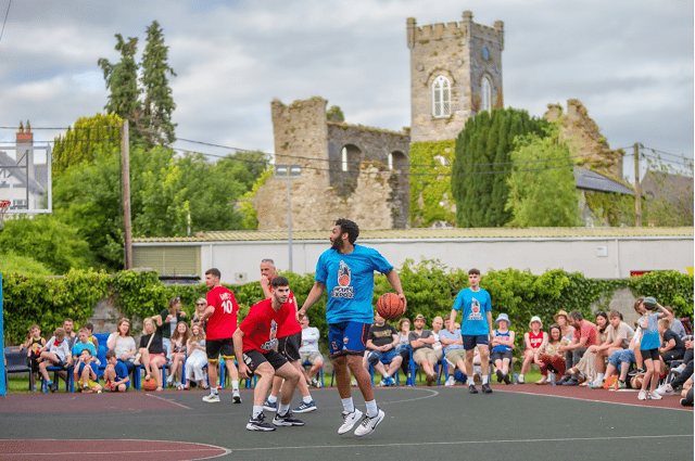 The short film, The Court, show the exhibition game that took place last July at the community amenity