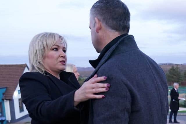“The closer we are as a people the stronger the sense of community, and nowhere is that sense stronger, in no place is there as strong a community as we have here in Creeslough. Especially at this time.”
