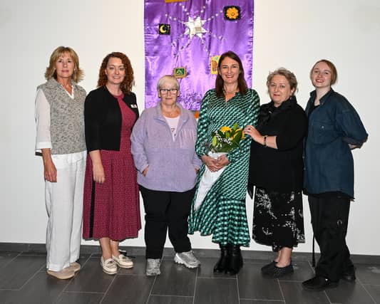 Stella Coughlan, Marion Acreman, Connie Jordan, Siobhan McQuillan (Amber Women's Refuge), Stephanie McDermott and Sinead Keogh (Curator in residence for Kilkenny Arts Office)