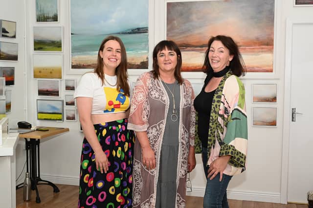 Emily Lynch, Elsie Nolan and Hazel Gargan enjoying the AKA