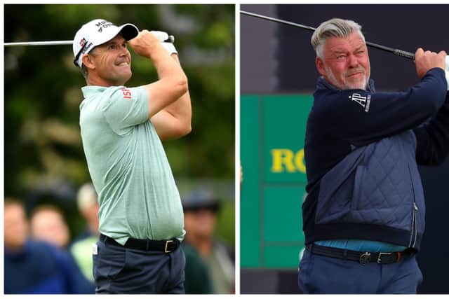 2007 and 2008 Open champ Padraig Harrington will tee off at 2.28pm alongside Thomas Pieters and Keith Mitchell while 2011 Open winner Darren Clarke is out at 1.37pm with Richard Bland and Filippo Celli.