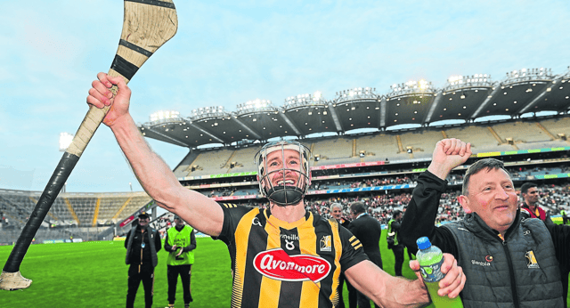 Conor Fogarty had an enormous game for Kilkenny in the Leinster Final, shutting down Galway’s Tom Monaghan PIC: Ramsey Cardy / SPORTSFILE